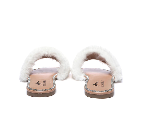 UGG Boots - Fluffy Diamante Women Sandals