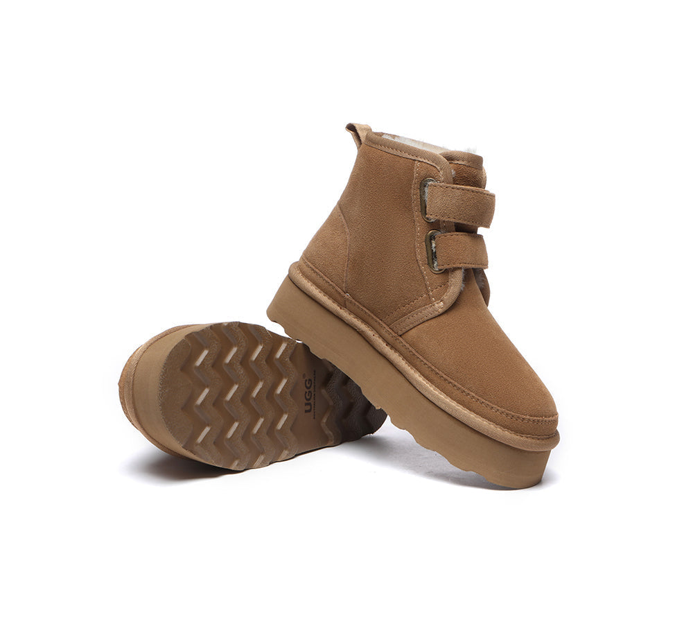 UGG Boots - Hook And Loop Platform Ugg Lightweight Ugg Boots Women Vigour