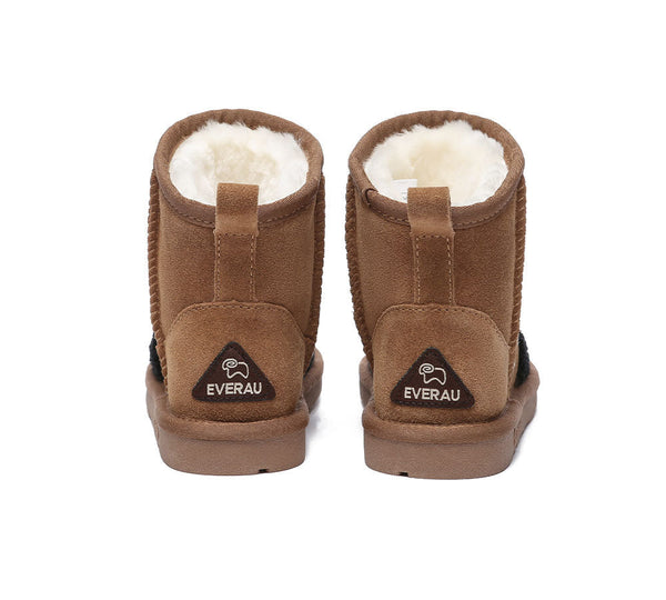 UGG Boots - Kid Sheepskin Boots Tiger Kids Plus