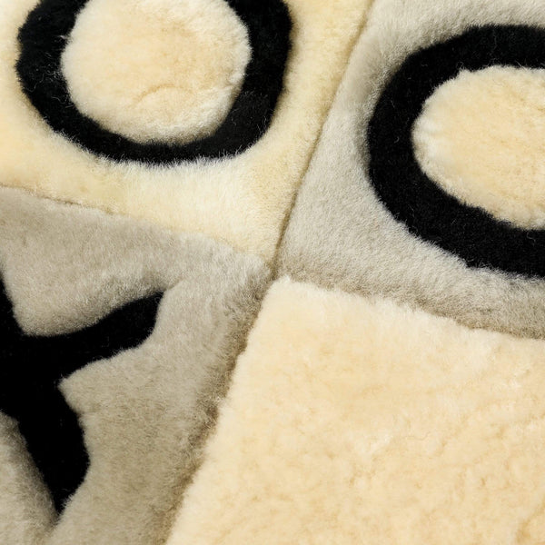 UGG Boots - Kids Koala/Star Moon/Rocket/Chessboard/Kangaroo Graphic Pattern Wool Cushion