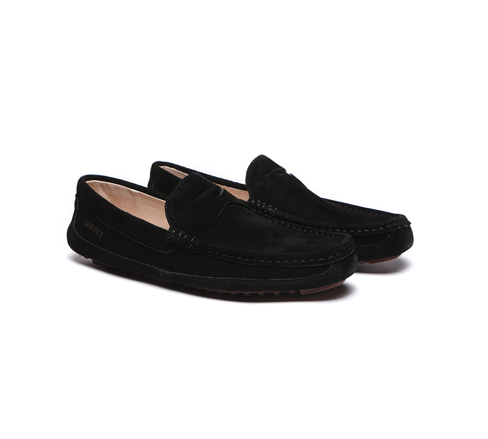 Men Leather Moccasins Casual Loafers Beau – Ever UGG Outlet display picture 1