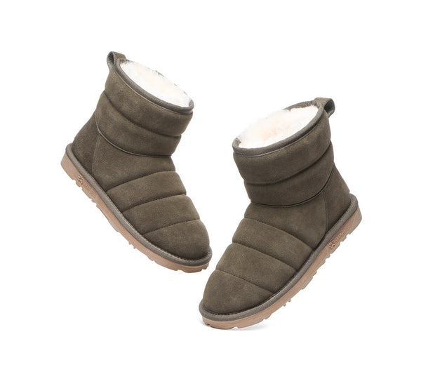 UGG Boots - Mini Sheepskin Boots Women Puffer