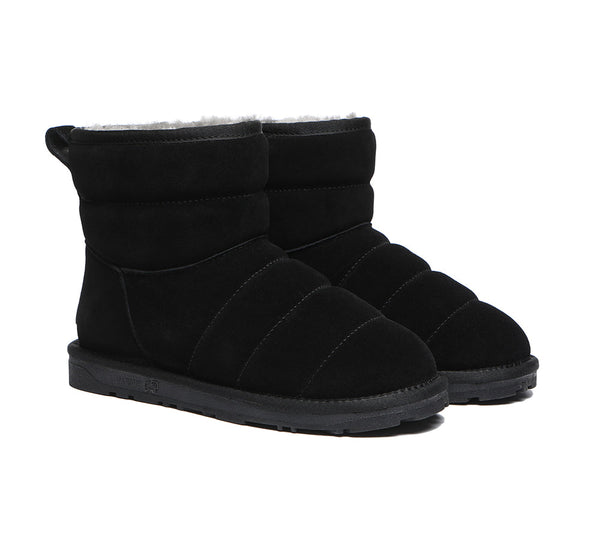 UGG Boots - Mini Sheepskin Boots Women Puffer