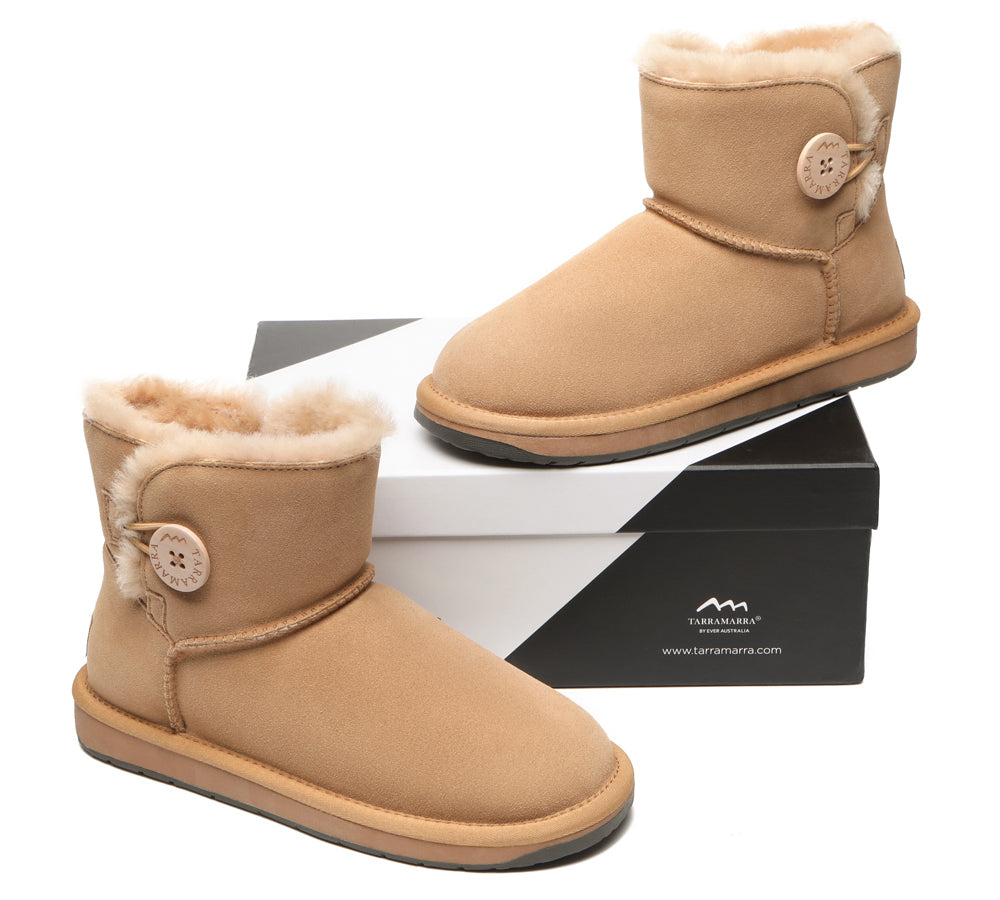 UGG Boots - Premium Australian Sheepskin Boots Unisex Mini Button Plus