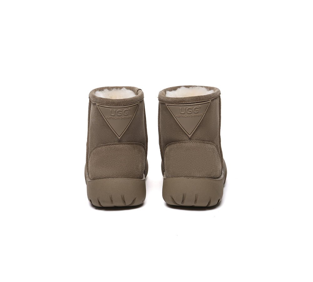 UGG Boots Sheepskin Wool Ankle Chunky Mini Classic Salma - UGG Boots - Caribou - AU Ladies 4 / AU Men 2 / EU 35 - Uggoutlet