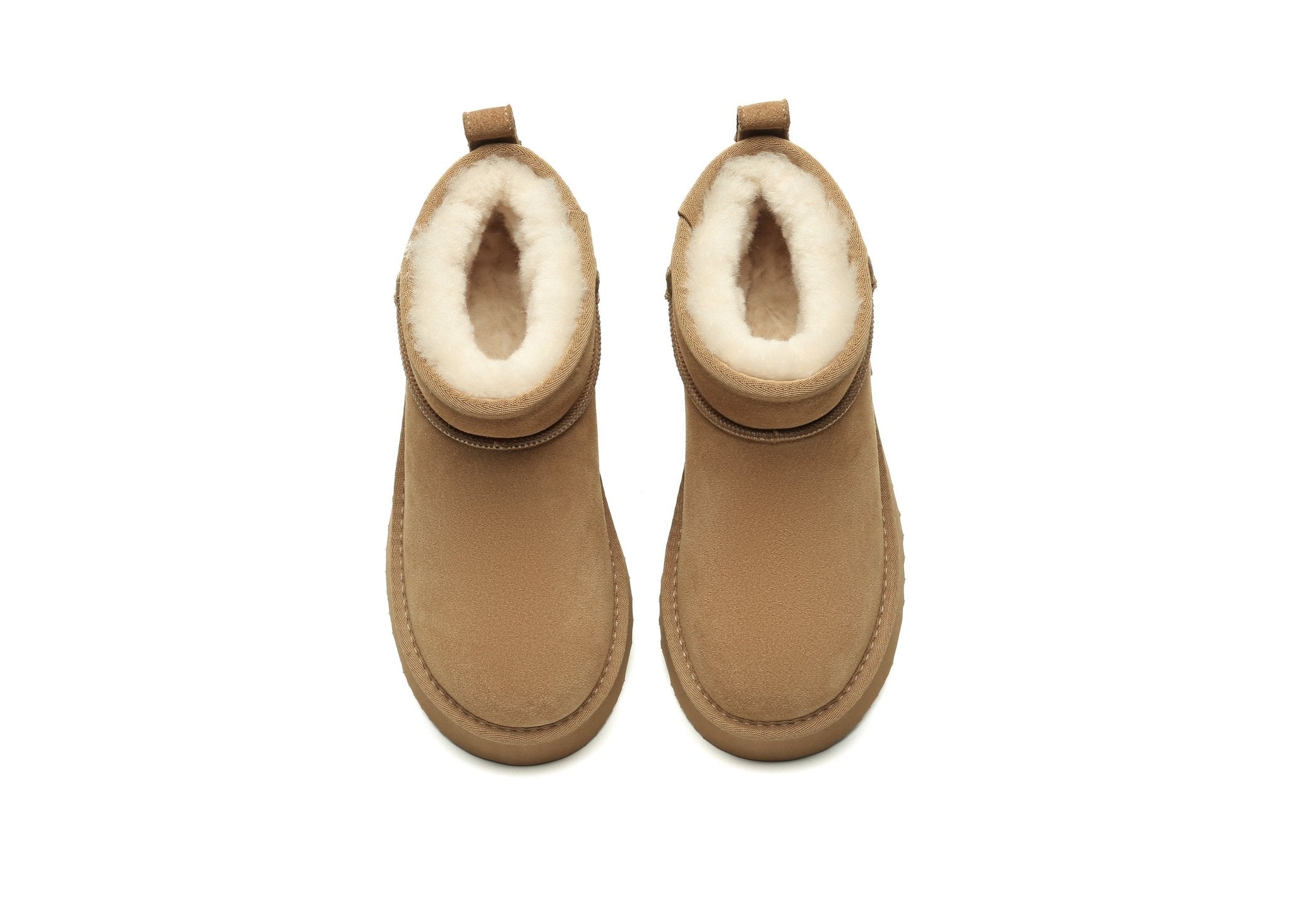 UGG Boots Sheepskin Wool Ankle Chunky Platform Ariel - UGG Boots - Chestnut - AU Ladies 4 / AU Men 2 / EU 35 - Uggoutlet