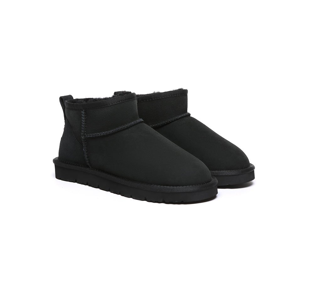 UGG Boots Sheepskin Wool Classic Ankle Ultra Mini Boots Jade - UGG Boots - Black - AU Ladies 4 / AU Men 2 / EU 35 - Uggoutlet