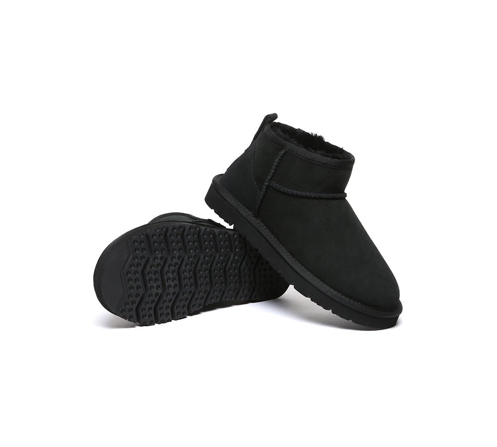 UGG Boots Sheepskin Wool Classic Ankle Ultra Mini Boots Jade - UGG Boots - Black - AU Ladies 4 / AU Men 2 / EU 35 - Uggoutlet
