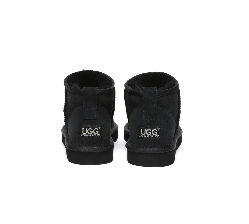 UGG Boots Sheepskin Wool Classic Ankle Ultra Mini Boots Jade - UGG Boots - Black - AU Ladies 4 / AU Men 2 / EU 35 - Uggoutlet