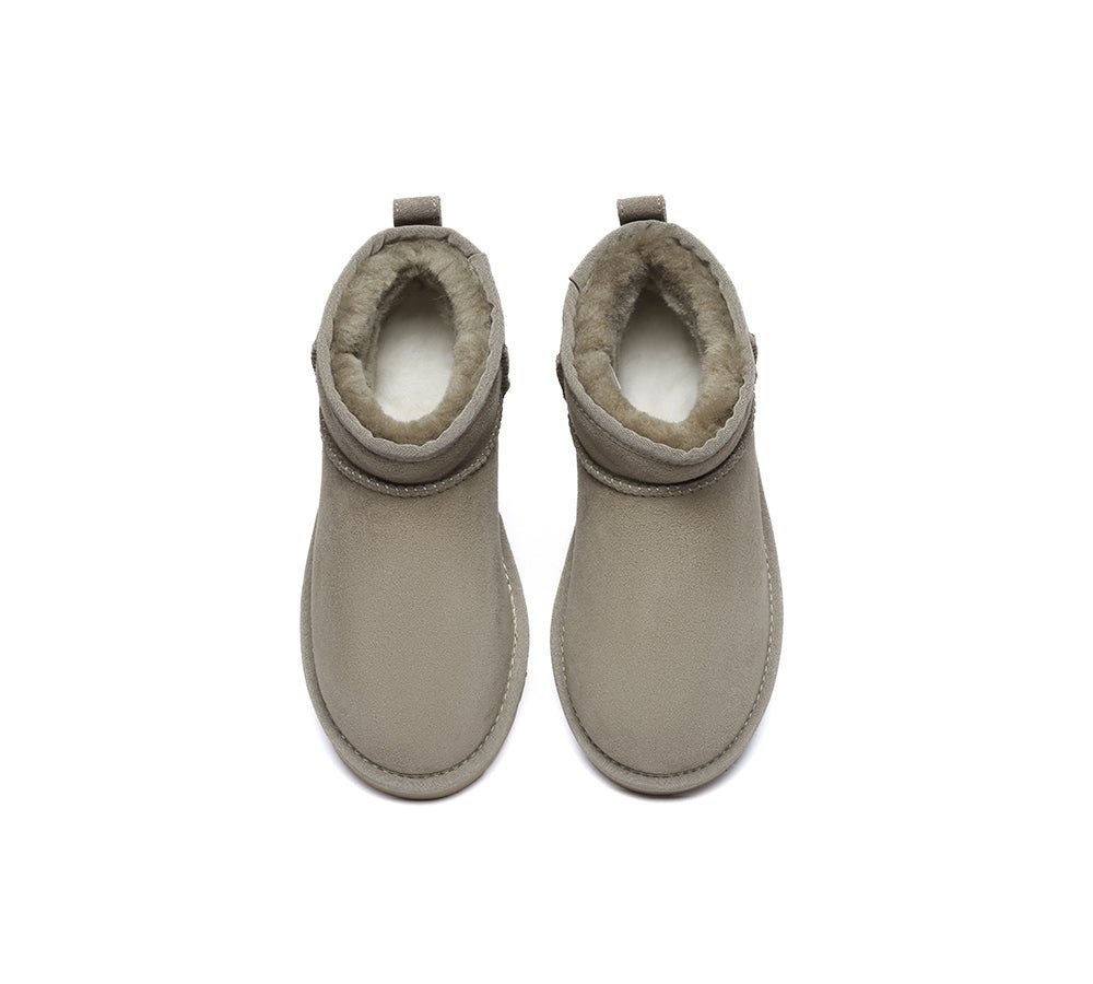 UGG Boots Sheepskin Wool Classic Ankle Ultra Mini Boots Jade - UGG Boots - Caribou - AU Ladies 4 / AU Men 2 / EU 35 - Uggoutlet