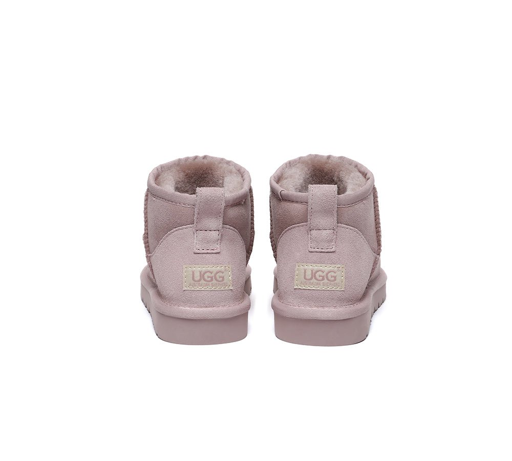 UGG Boots Sheepskin Wool Classic Ankle Ultra Mini Boots Jade - UGG Boots - Dawn Pink - AU Ladies 4 / AU Men 2 / EU 35 - Uggoutlet