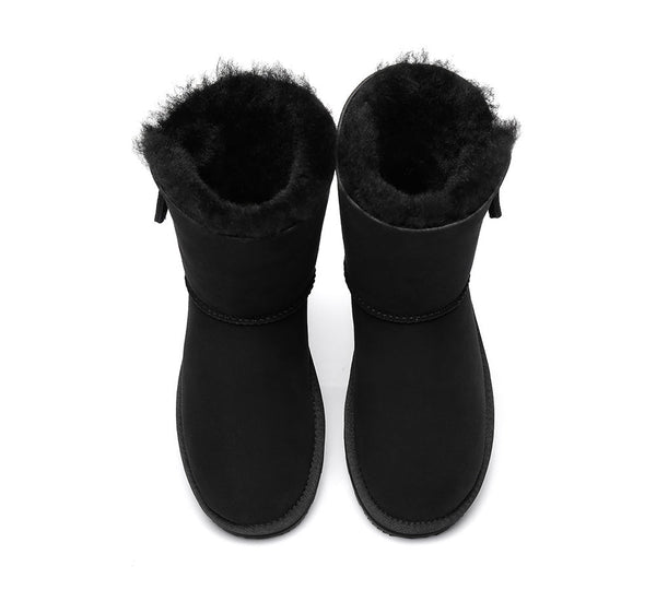 UGG Boots - Sheepskin Zipper Short Women Boots Zipporah