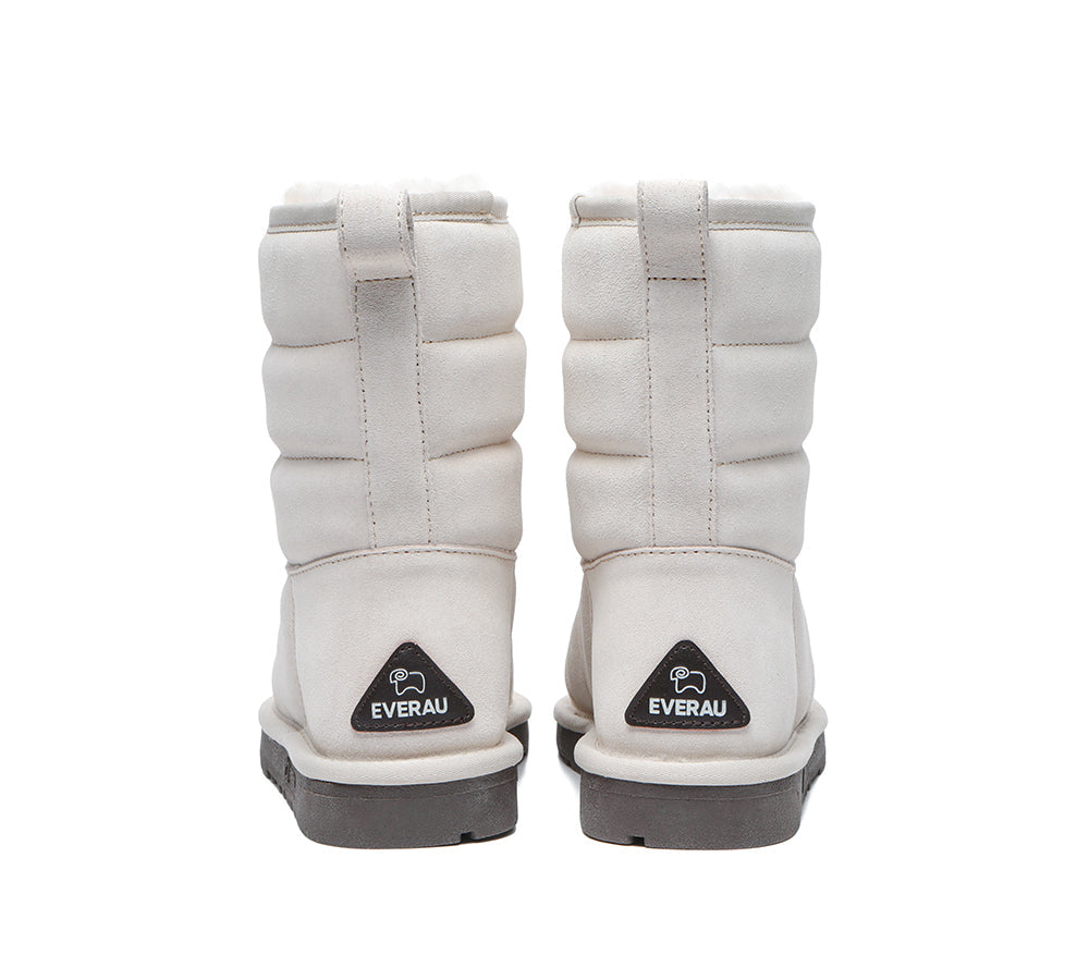 Short Sheepskin Boots Women Puffer Uggoutlet