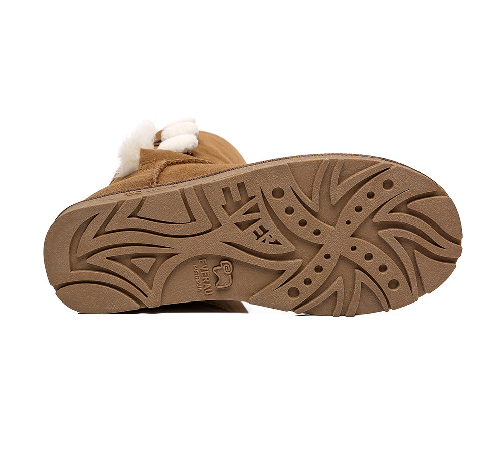 UGG Boots - Tall Triple Button Sheepskin Boots Aspen