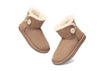 UGG Boots - UGG Boots Australia Premium Double Face Sheepskin Mini Button Boots