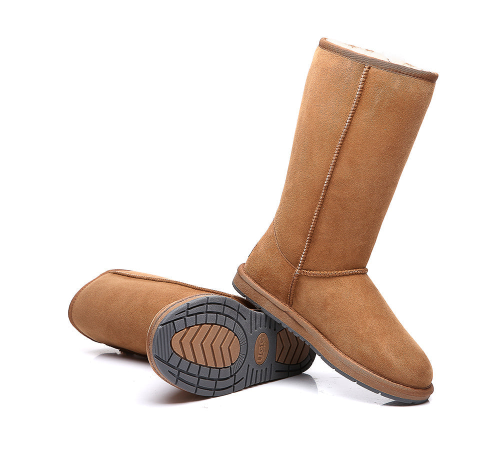 UGG Boots - UGG Boots Australia Premium Double Face Sheepskin Tall Side Zip