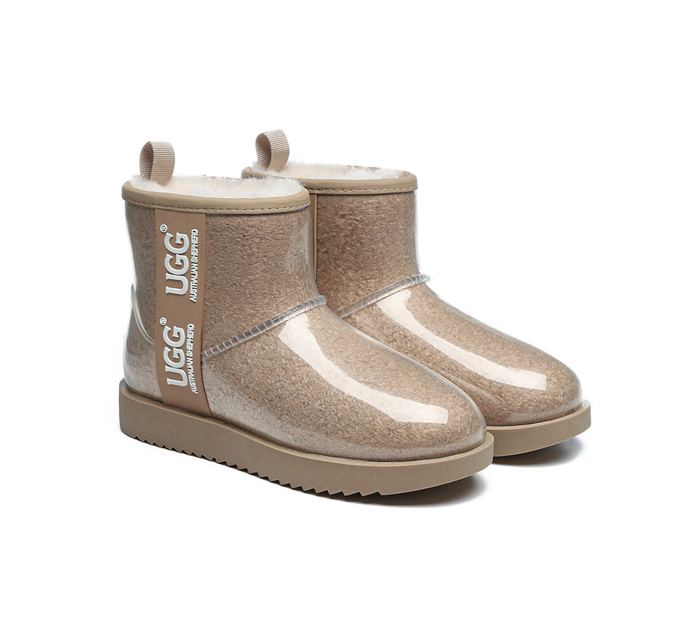 UGG Boots - Ugg Boots Clear Waterproof And Shearling Women Coated Classic