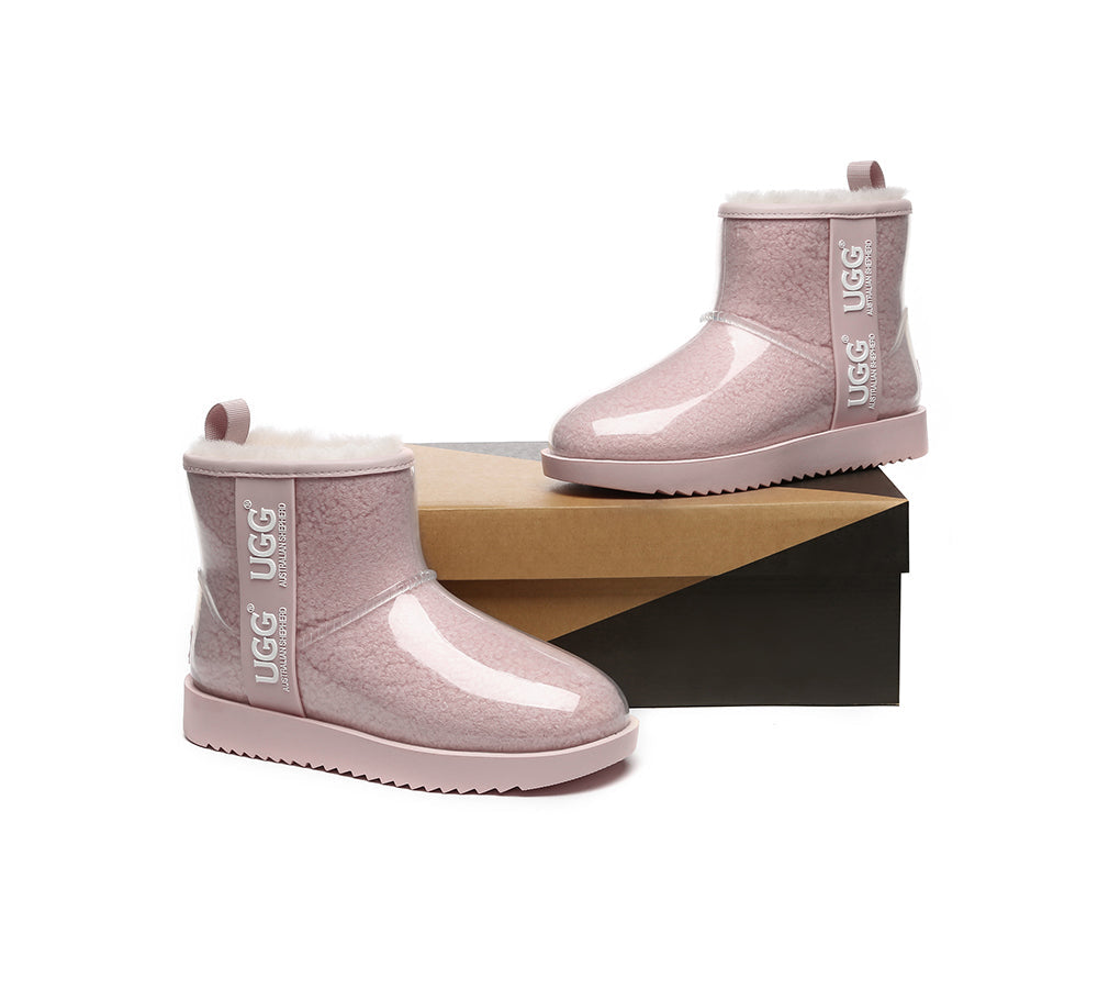 UGG Boots - Ugg Boots Clear Waterproof And Shearling Women Coated Classic