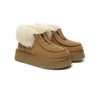 UGG Boots - UGG Boots Sheepskin Wool Ankle Mini Zip Platform