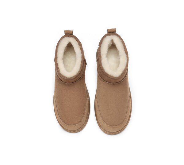 UGG Boots - UGG Boots Sheepskin Wool Ankle Ultra Mini Outdoor Boots