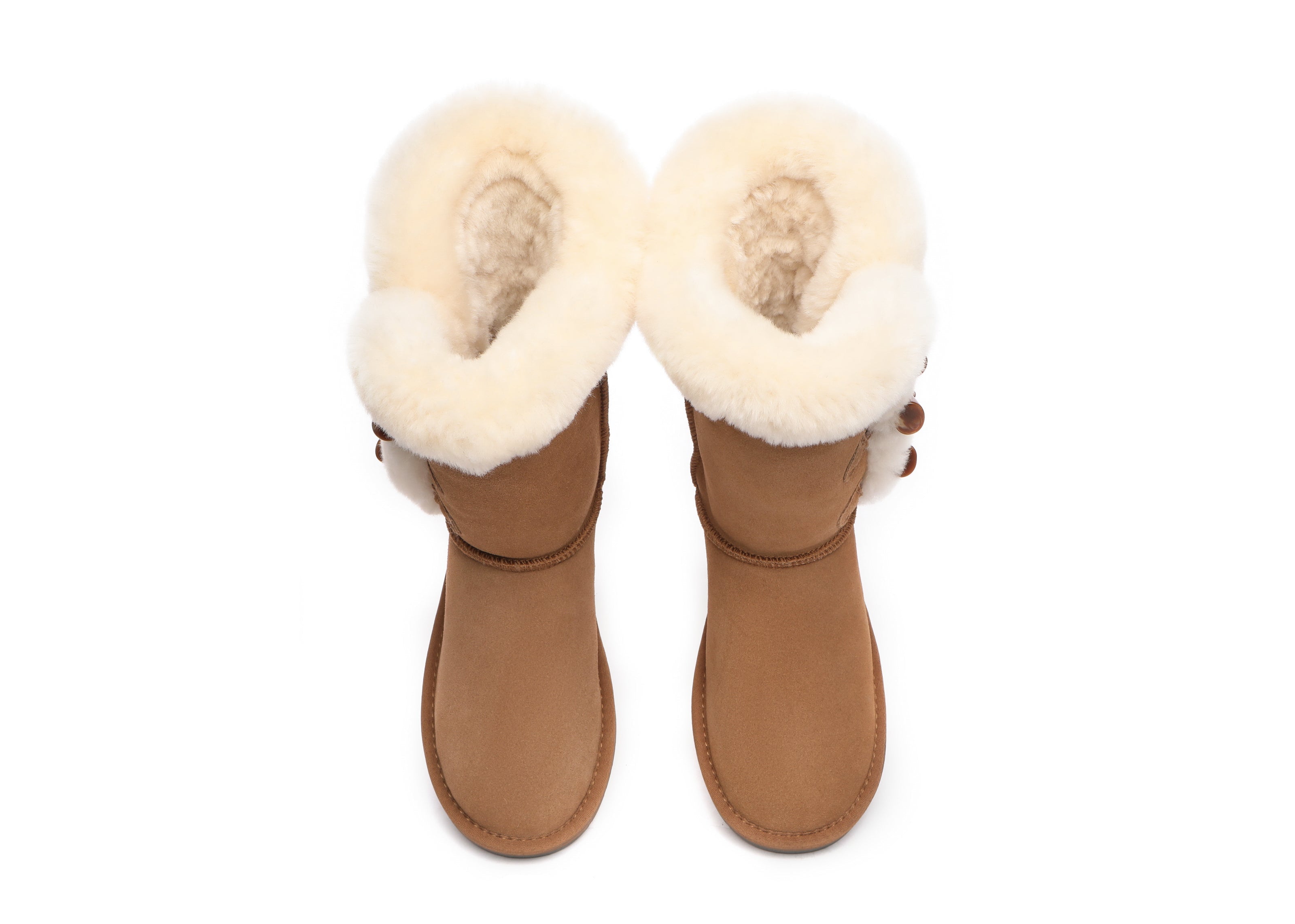 UGG Boots Women Sheepskin Wool Short boots Tamari Toggle Closure Uggoutlet