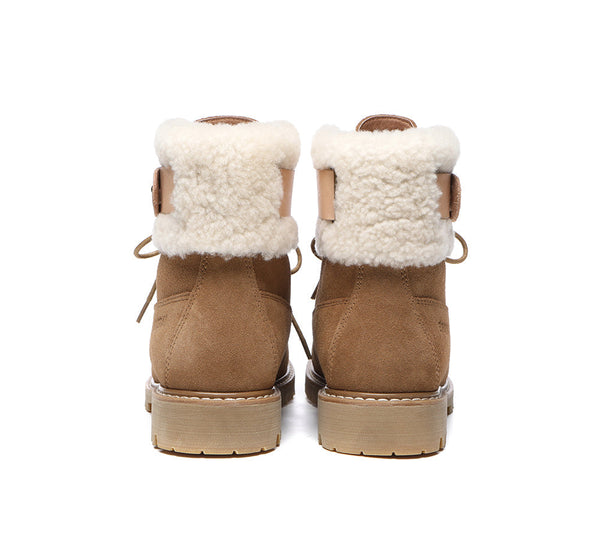 UGG Boots - UGG Women Lace Up Fashion Boots Martin