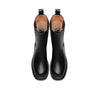 UGG Boots - Women Black Ankle Boots Block Heel Leather Lining Sherry