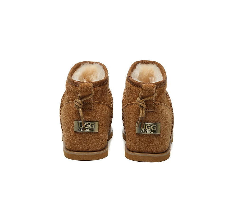 UGG Boots Women Sheepskin Wool Mini Ankle Euro Loaf Palmer - UGG Boots - Chestnut - AU Ladies 4 / AU Men 2 / EU 35 - Uggoutlet
