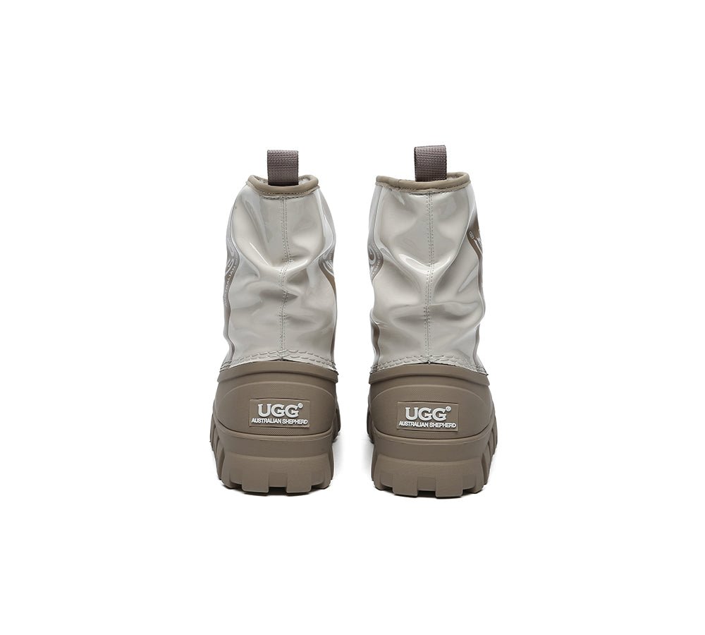 UGG Boots Women Sheepskin Wool Waterproof Chunky Wren - UGG Boots - Cream - AU Ladies 4 / AU Men 2 / EU 35 - Uggoutlet