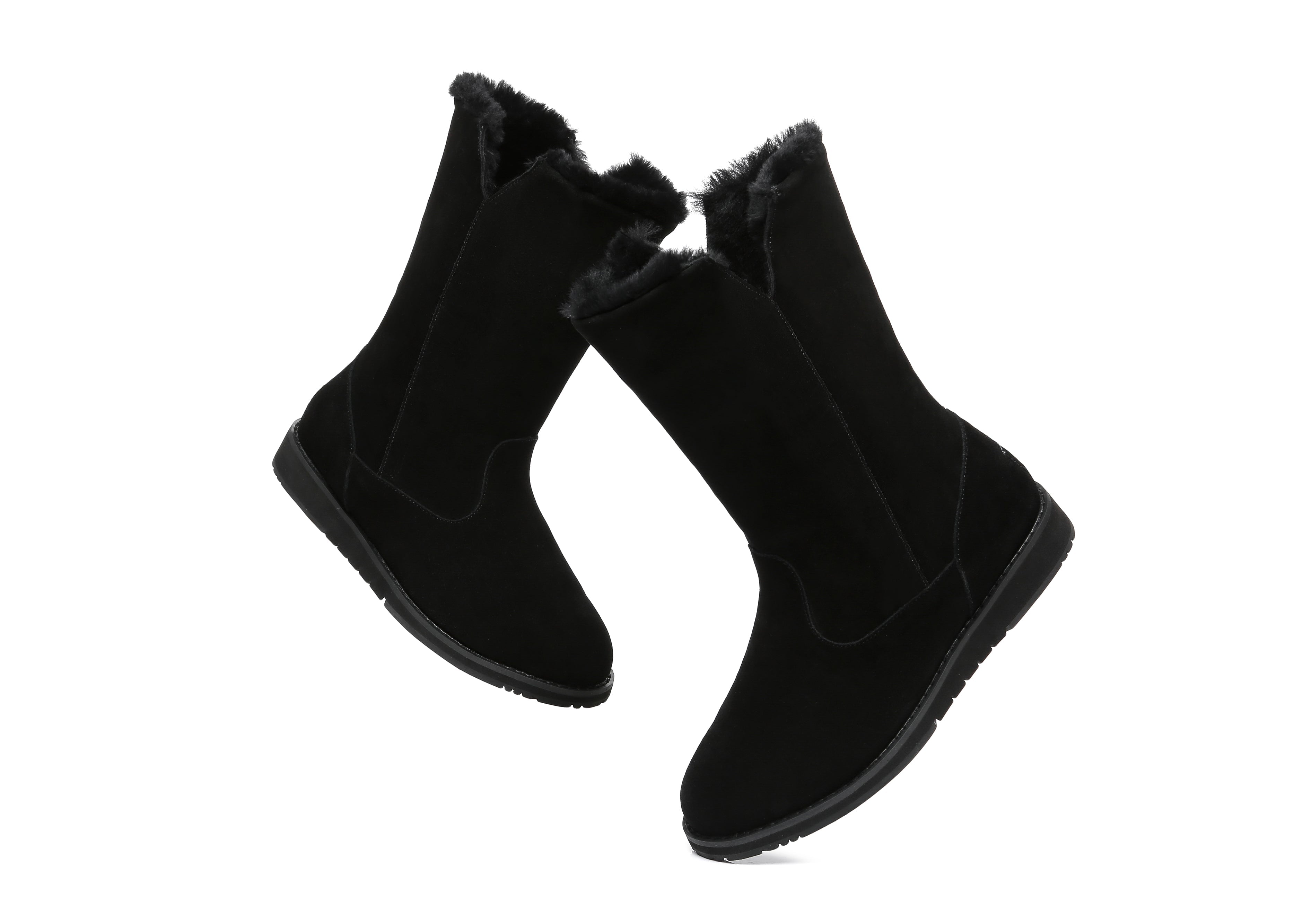 UGG Boots - Womens Fashion Ugg Boots Mid Calf Colleen