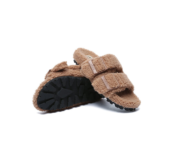 UGG Slides - UGG Slippers Women Adjustable Buckle Sandal Slides Jennie
