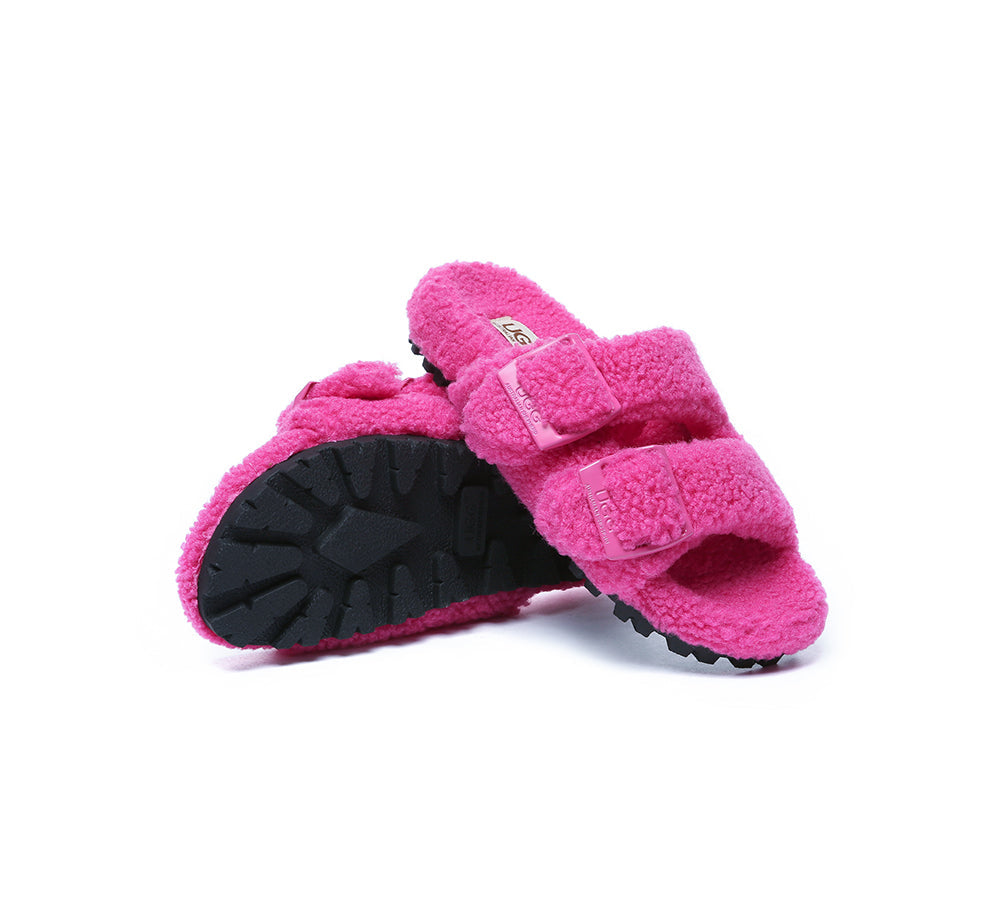 UGG Slides - UGG Slippers Women Adjustable Buckle Sandal Slides Jennie