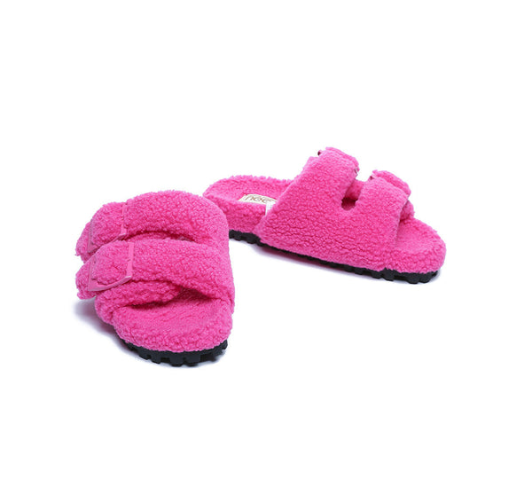 UGG Slides - UGG Slippers Women Adjustable Buckle Sandal Slides Jennie