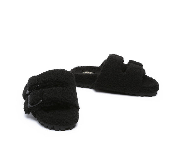 UGG Slides - UGG Slippers Women Adjustable Buckle Sandal Slides Jennie