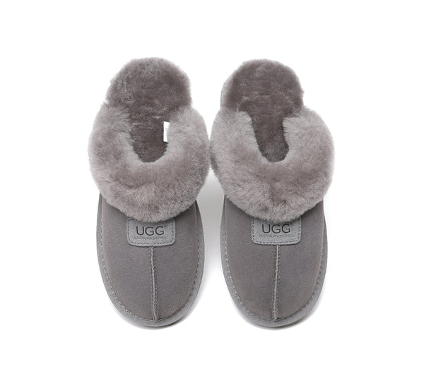 UGG Slippers - AUSTRALIAN SHEPHERD® UGG Double Face Sheepskin Wool Slippers Suzie Scuff