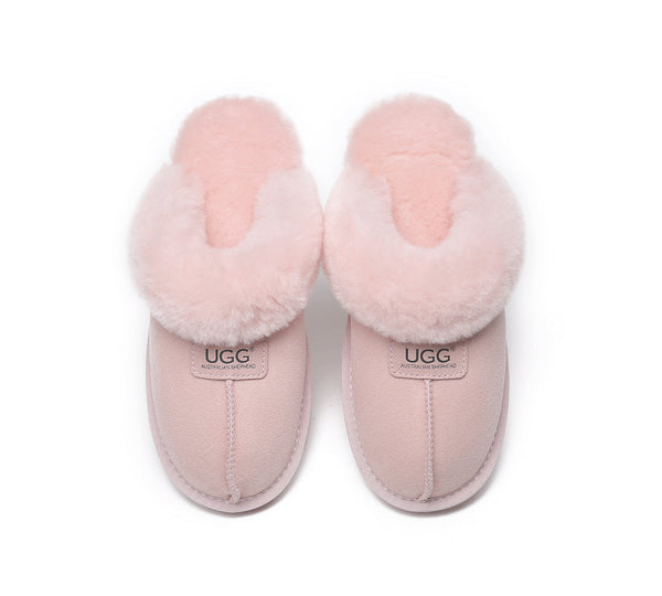 UGG Slippers - AUSTRALIAN SHEPHERD® UGG Double Face Sheepskin Wool Slippers Suzie Scuff