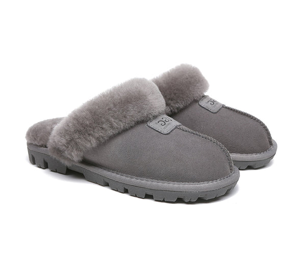 UGG Slippers - AUSTRALIAN SHEPHERD® UGG Double Face Sheepskin Wool Slippers Suzie Scuff