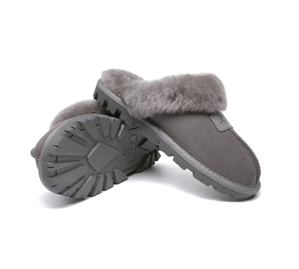 UGG Slippers - AUSTRALIAN SHEPHERD® UGG Double Face Sheepskin Wool Slippers Suzie Scuff