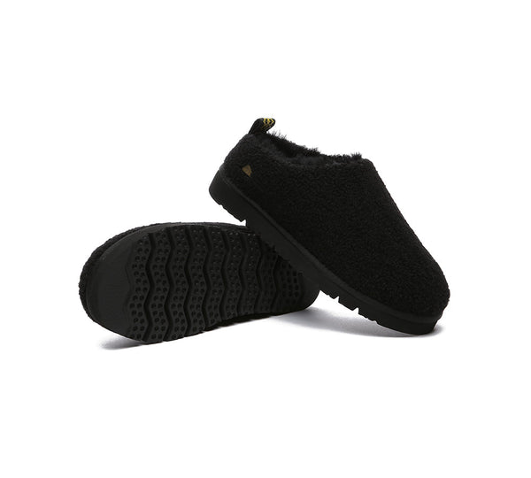 UGG Slippers - EVERAU® UGG Sheepskin Wool Plush Ankle Slippers Teddycozy