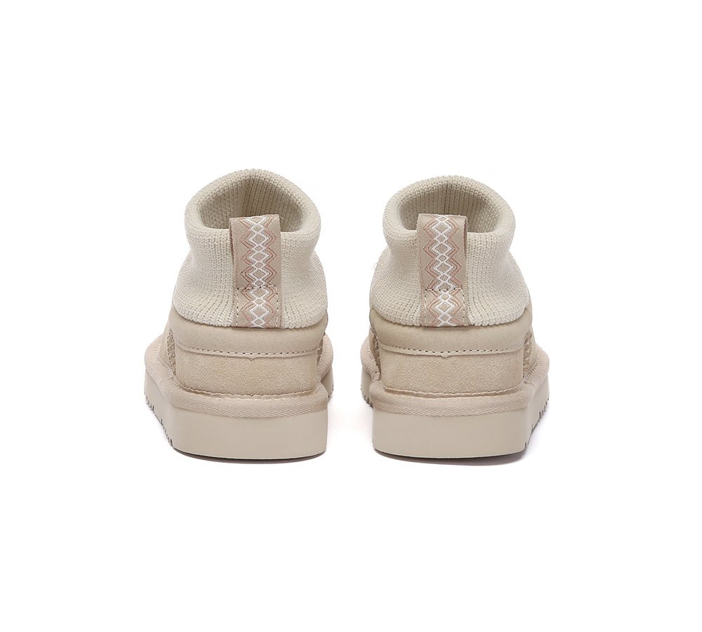 UGG Slippers Kids Sheepskin Wool Stretchy Ankle Margaret - UGG Boots - Sand - AU Kids 4 - 5 / EU 21 - 22 - Uggoutlet