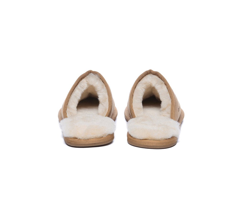 UGG Slippers Men Sheepskin Wool Scuff Bennett - UGG Slippers - Chestnut - AU Ladies 9 / AU Men 7 / EU 40 - Uggoutlet