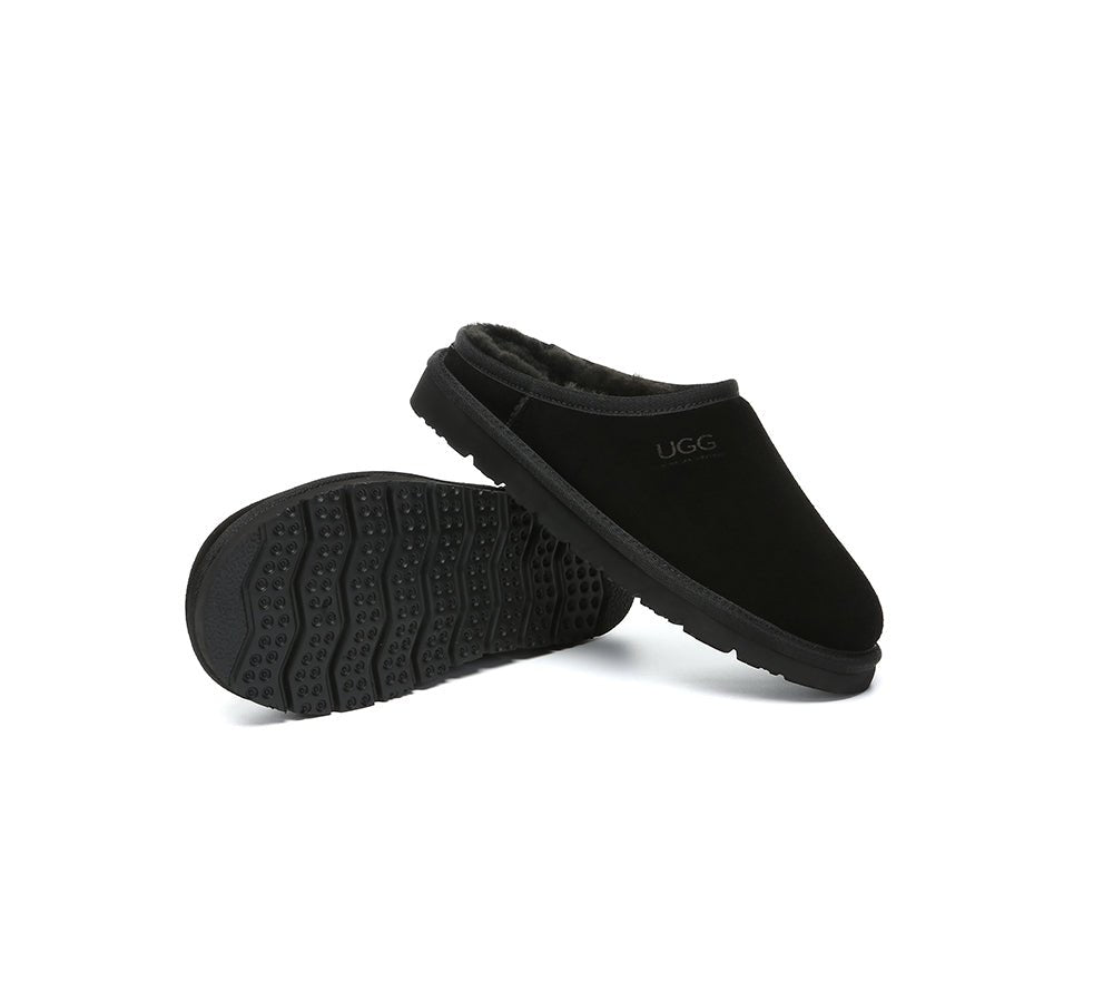 UGG Slippers Sheepskin Wool Minimalist Classic Nano - UGG Slippers - Black - AU Ladies 4 / AU Men 2 / EU 35 - Uggoutlet