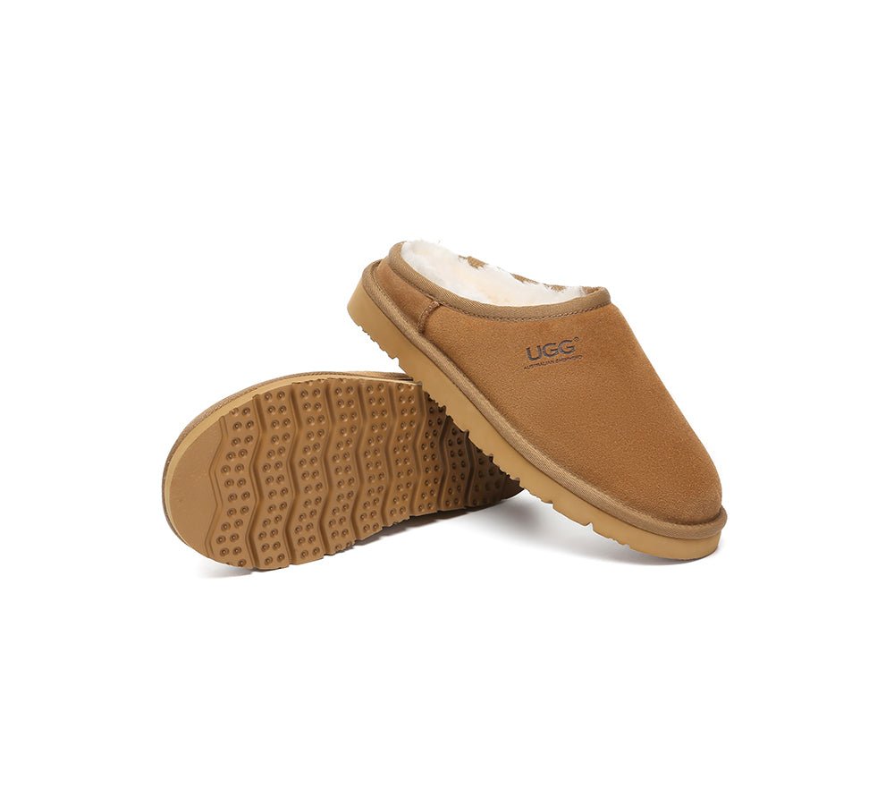 UGG Slippers Sheepskin Wool Minimalist Classic Nano - UGG Slippers - Chestnut - AU Ladies 4 / AU Men 2 / EU 35 - Uggoutlet