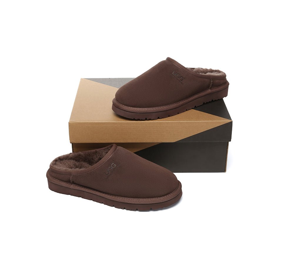 UGG Slippers Sheepskin Wool Minimalist Classic Nano - UGG Slippers - Mocha - AU Ladies 4 / AU Men 2 / EU 35 - Uggoutlet
