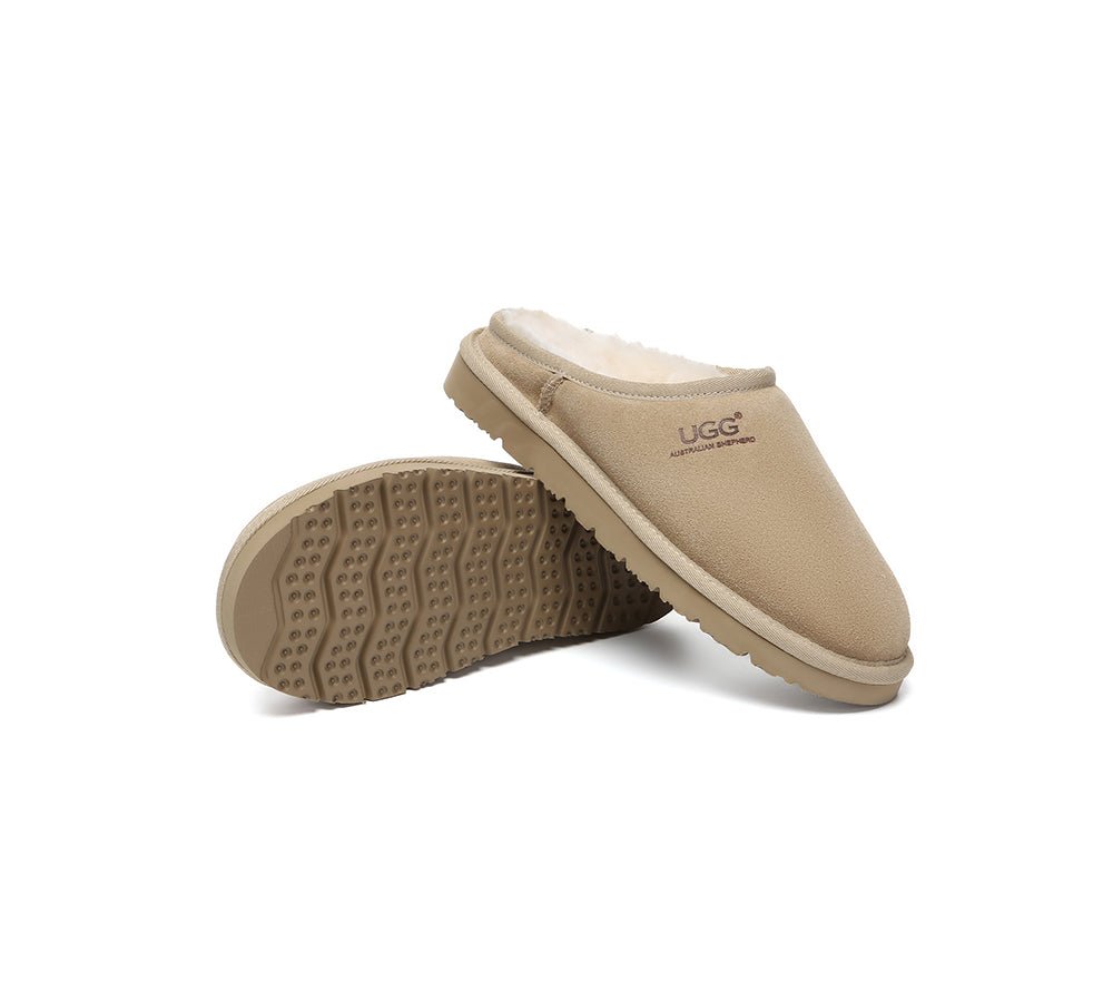 UGG Slippers Sheepskin Wool Minimalist Classic Nano - UGG Slippers - Sand - AU Ladies 4 / AU Men 2 / EU 35 - Uggoutlet