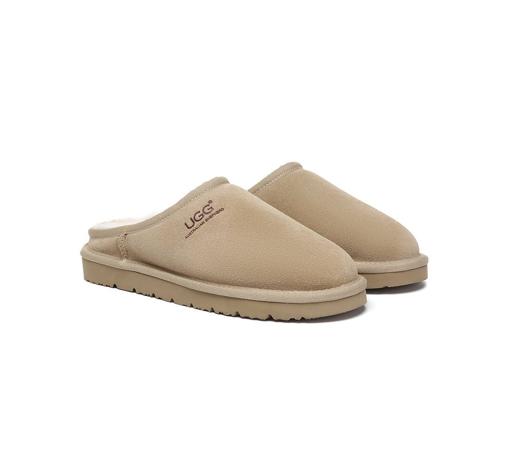 UGG Slippers Sheepskin Wool Minimalist Classic Nano - UGG Slippers - Sand - AU Ladies 4 / AU Men 2 / EU 35 - Uggoutlet