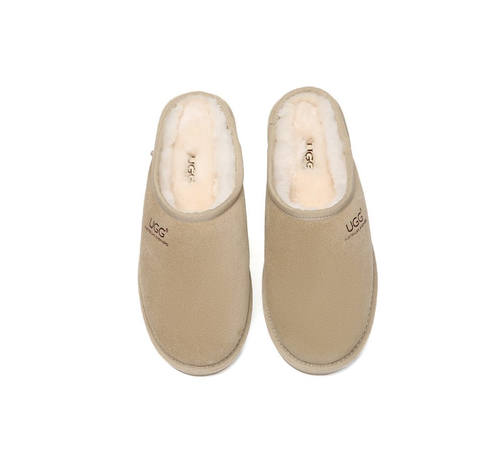 UGG Slippers Sheepskin Wool Minimalist Classic Nano - UGG Slippers - Sand - AU Ladies 4 / AU Men 2 / EU 35 - Uggoutlet