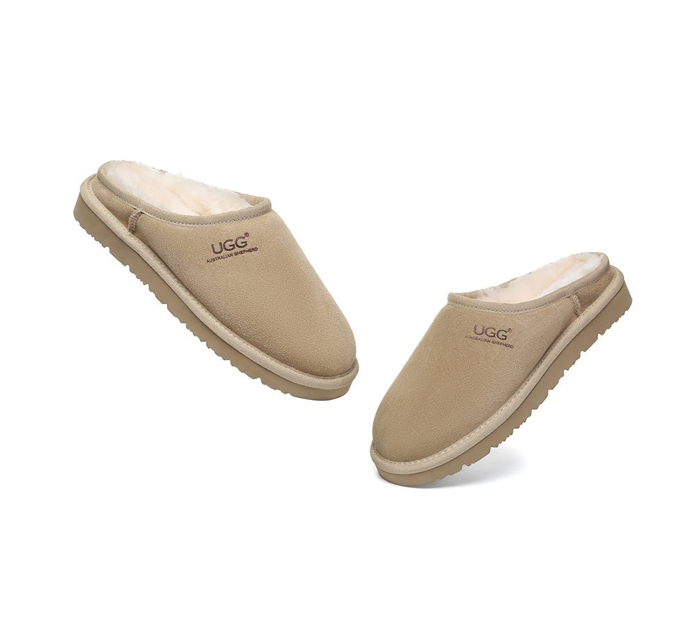 UGG Slippers Sheepskin Wool Minimalist Classic Nano - UGG Slippers - Sand - AU Ladies 4 / AU Men 2 / EU 35 - Uggoutlet