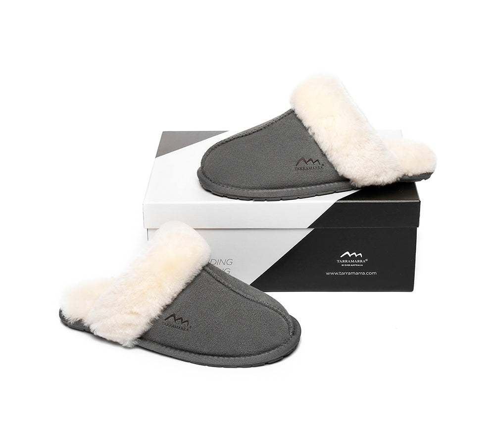 UGG Slippers - TA UGG Slippers,Australia Premium Sheepskin,Unisex Rosa Scuff