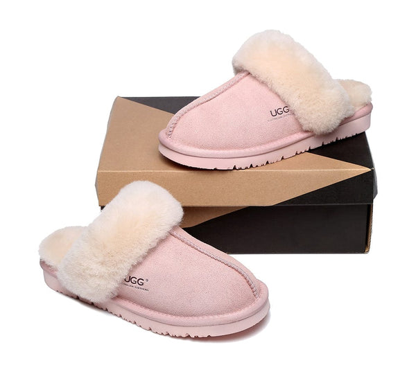 UGG Slippers - UGG Slippers Australia Premium Sheepskin Unisex Muffin Scuff